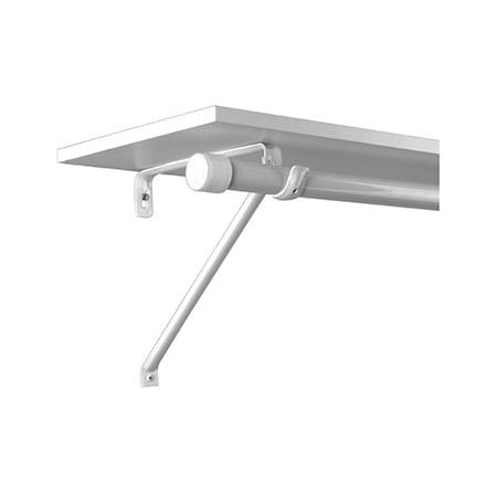 Knape & Vogt WHT RodShelf Bracket RP-0042-BWT